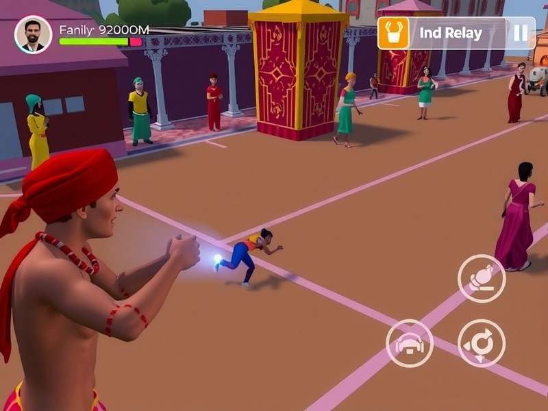 Sprint Relay Royalty Indian festival event